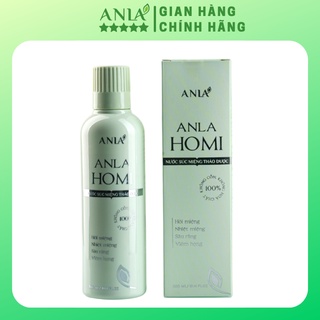 Nước súc miệng thảo dược homi anla - hàng chính hãng kèm phiếu bảo hành 30 triệu