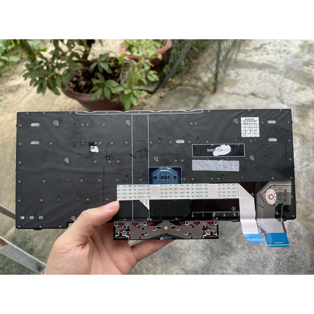 Bàn phím tháo máy ThinkPad X280 A285 X390 X395 L13 L13 Yoga