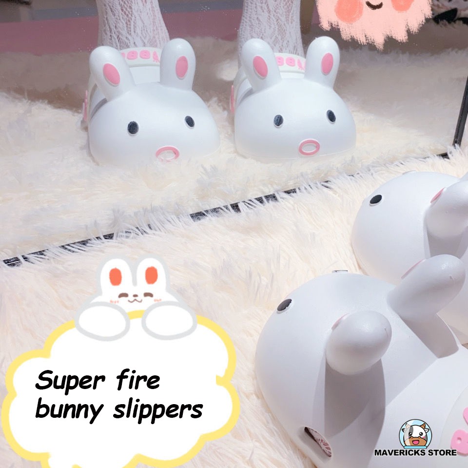 Đôi dép thiết kế hình thỏ dễ thương cho nữ