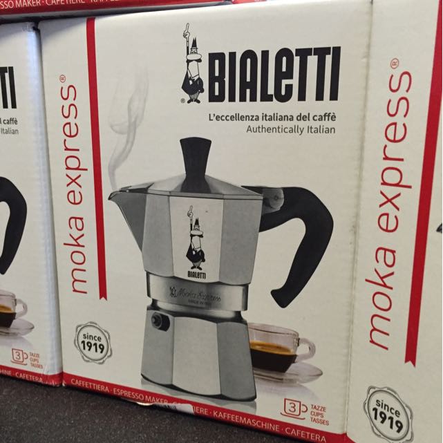 Ấm pha cà phê Ý Bialetti Moka Express (nhiều cỡ)