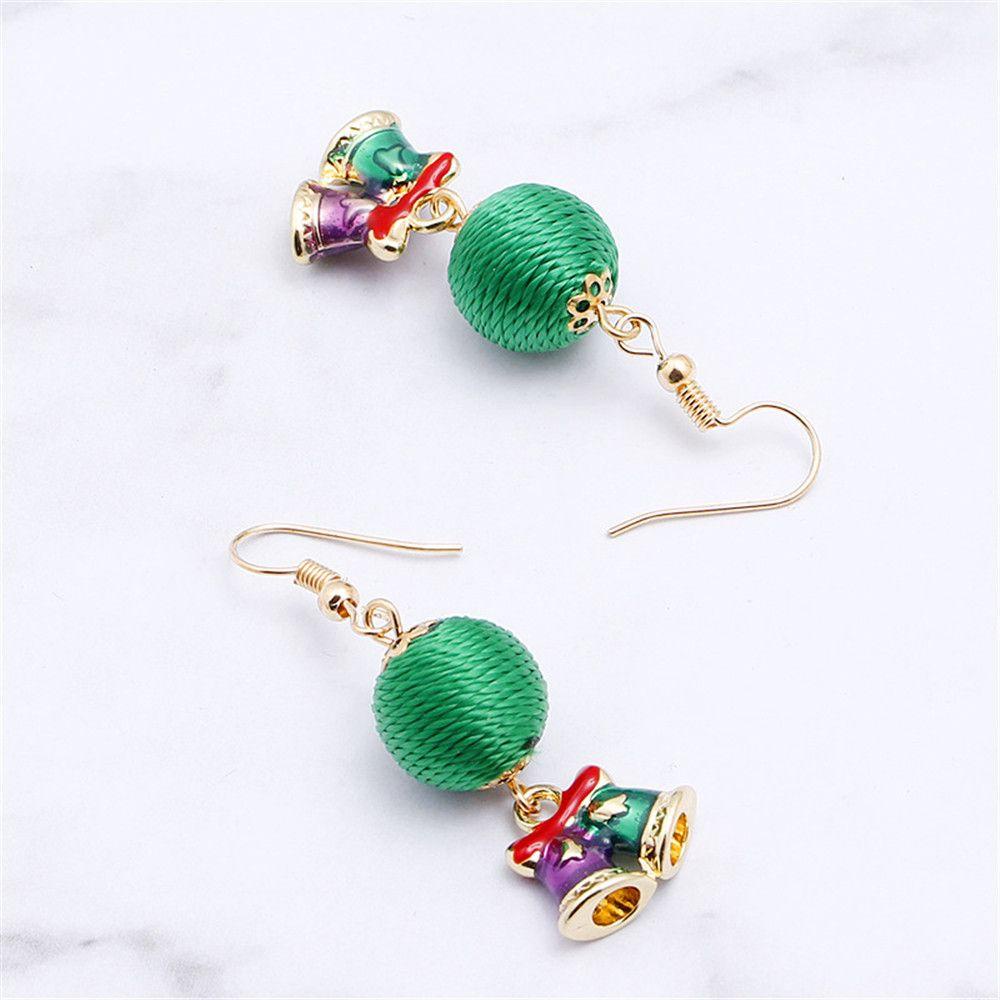 Bông Tai Dáng Dài Phong Cách Giáng Sinh Thời Trang Cho Nữ