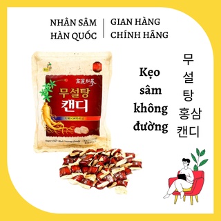 Kẹo Hồng sâm không đường Hàn Quốc tăng sức đề kháng bịch 500g