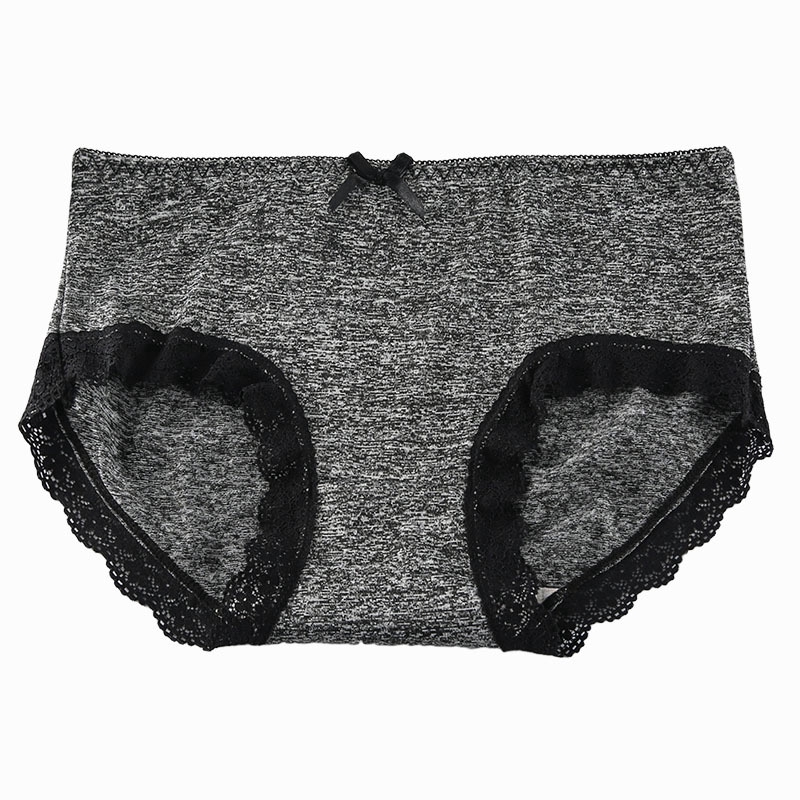 Quần Lót Cotton Size Lớn Viền Ren Màu Trơn Cho Nữ | BigBuy360 - bigbuy360.vn