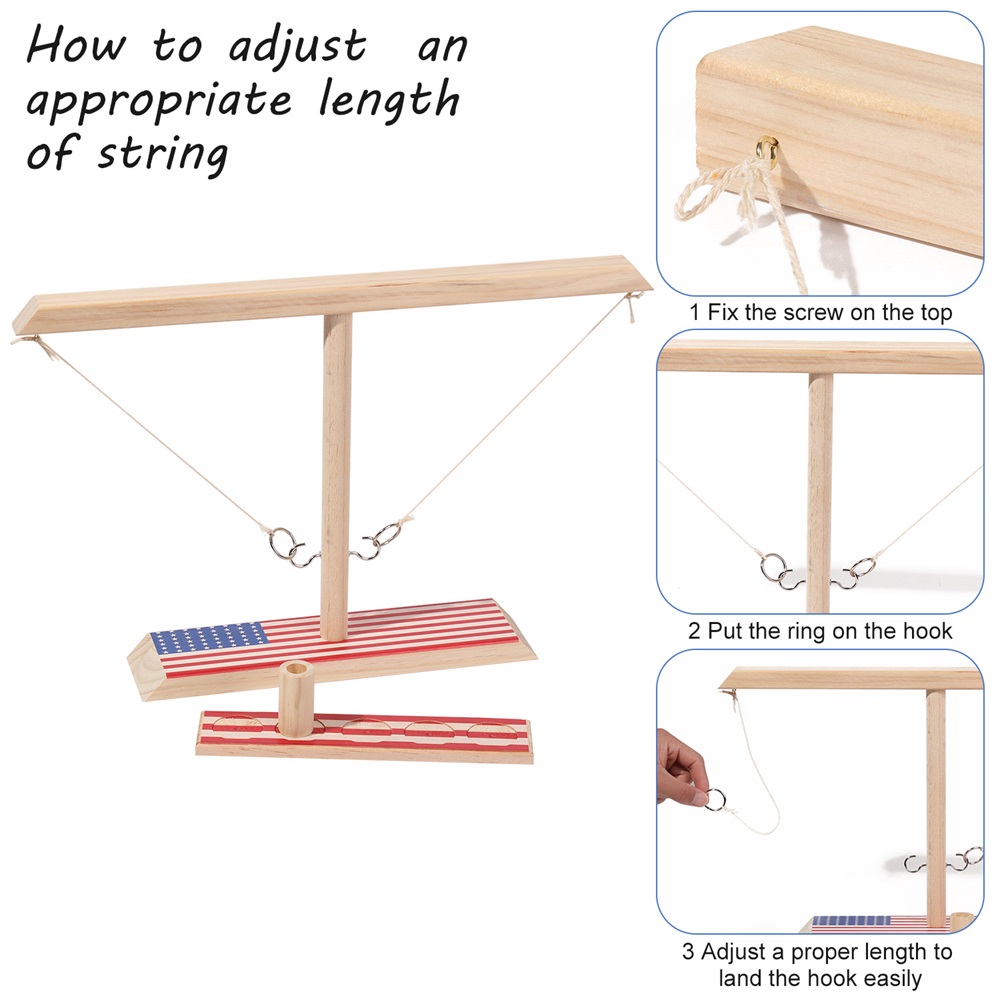 Bộ Đồ Chơi Rút Vòng Gỗ Thú Vị Dành Cho Người Lớn | BigBuy360 - bigbuy360.vn