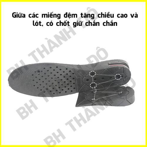 Miếng Lót Giày Tăng Chiều Cao Tùy Chỉnh 3.1cm/4.9cm/6.7cm/8.5cm Nam Nữ Dành Cho Giày Độn Đế BH Thành Đô