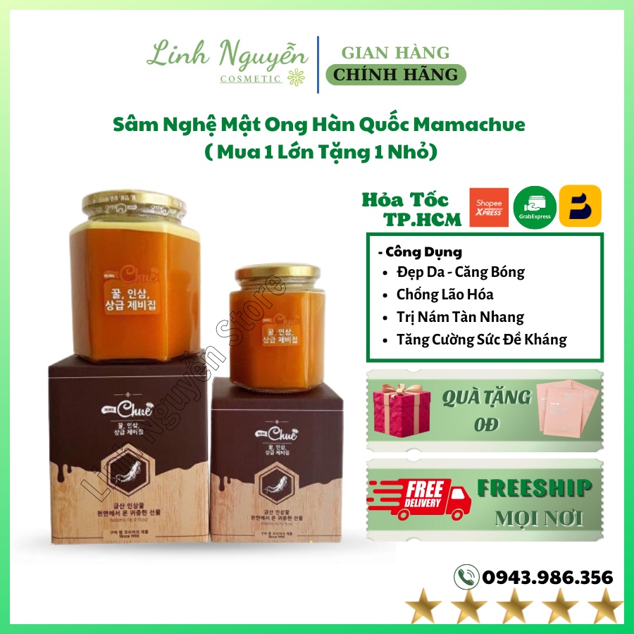 Sâm Nghệ Mật Ong Hàn Quốc Mamachue ( Mua 1 Tặng 1)