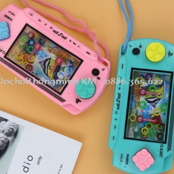 Máy chơi game trẻ em bấm nước bắn vòng