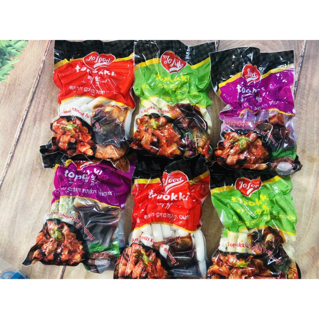 bánh gạo tokbokki Jo Food 500g