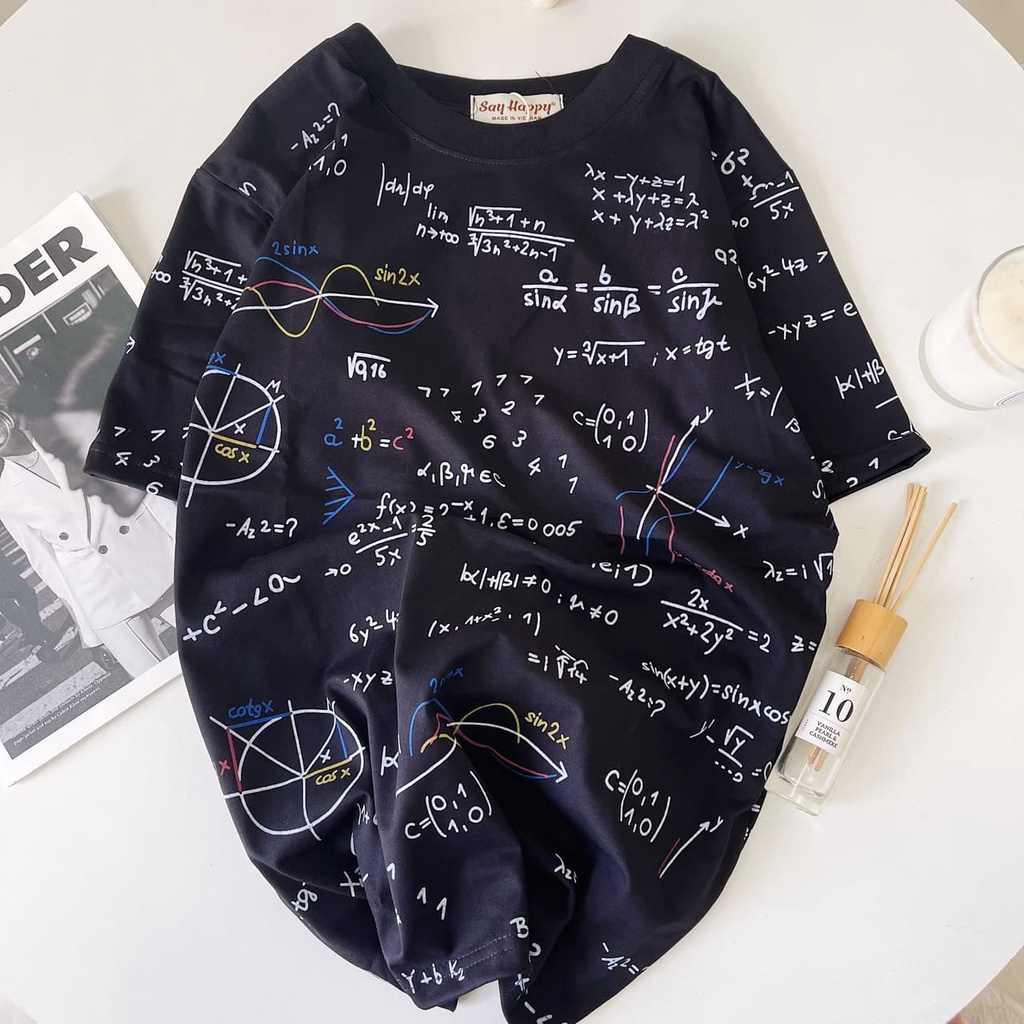 Áo thun toán học nam nữ, áo phông họa tiết Bencyshop