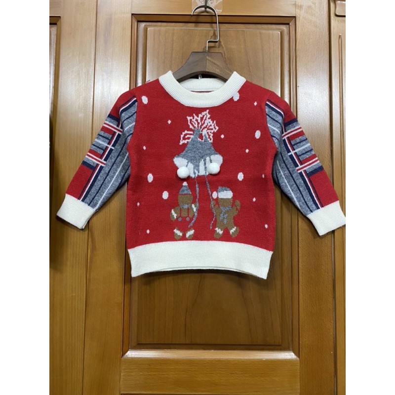 Áo Len Noel Size 80-120(8-20kg), Áo Len Giáng Sinh Cho Bé 1-5 tuổi