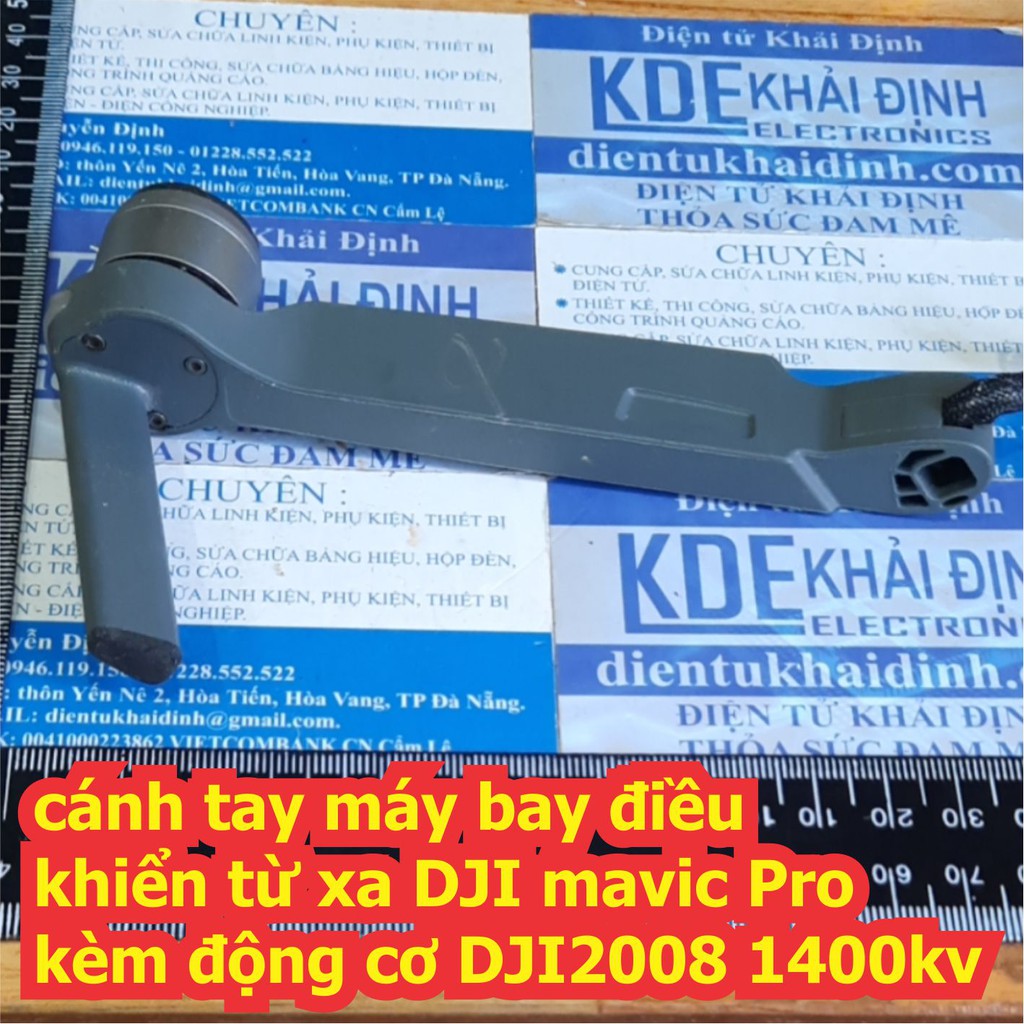 cánh tay máy bay điều khiển từ xa DJI mavic Pro kèm động cơ DJI2008 1400kv kde7330