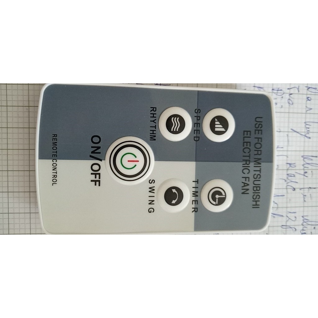 REMOTE ĐIỀU KHIỂN QUẠT MITSUBISHI