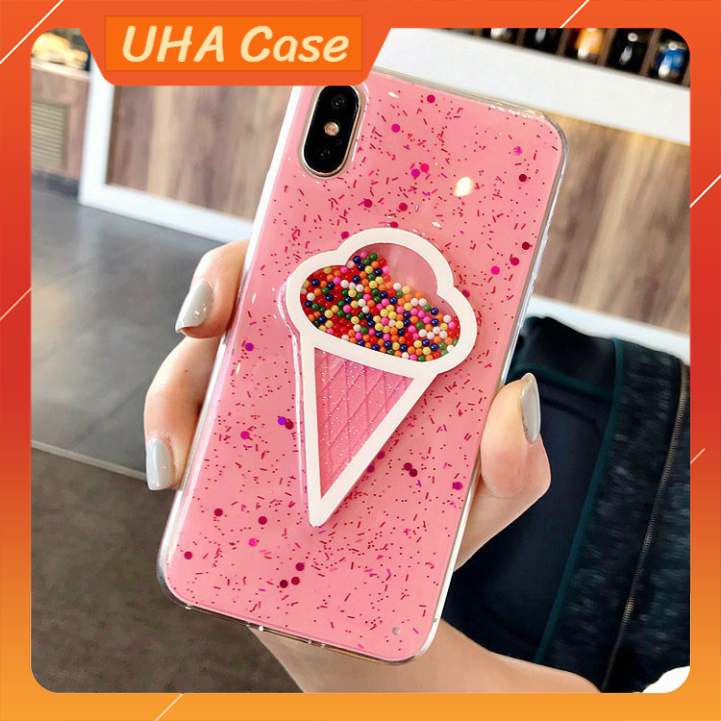 [UHA Case] Ốp lưng iphone KEM XINH 3D 5/5s/6/6plus/6s/6splus/7/7plus/8/8plus/x/xr/xs/11/12/pro/max/plus/promax