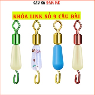 Khóa link câu đài, khóa link số 9 phụ kiện câu cá chống xoắn