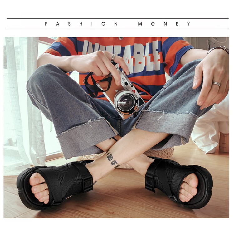 Dép Sandal nam học sinh Quai Lưới phong cách thể thao đi cực êm chân, bền cao cấp - Xăng Đan fashion ulzzang siêu Hot 25