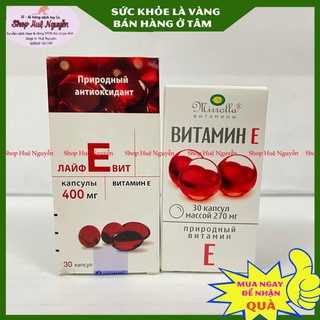 Vitamin e đỏ nga 270mg mẫu mới