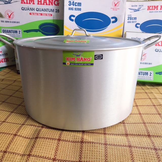 Nồi nhôm dày Kim Hằng 50cm