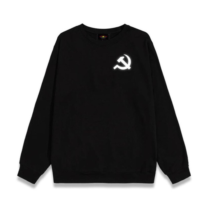 Sweater nỉ búa liềm