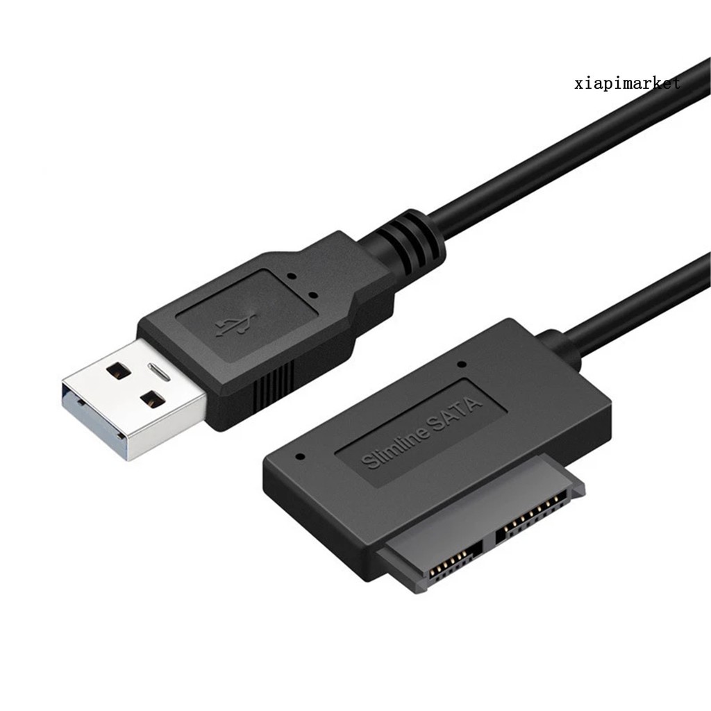 Cáp Chuyển Đổi Usb 2.0 Sang Mini Sata Ii 6 + 7 13pin Cho Ổ Đĩa Dvd / Cd Rom