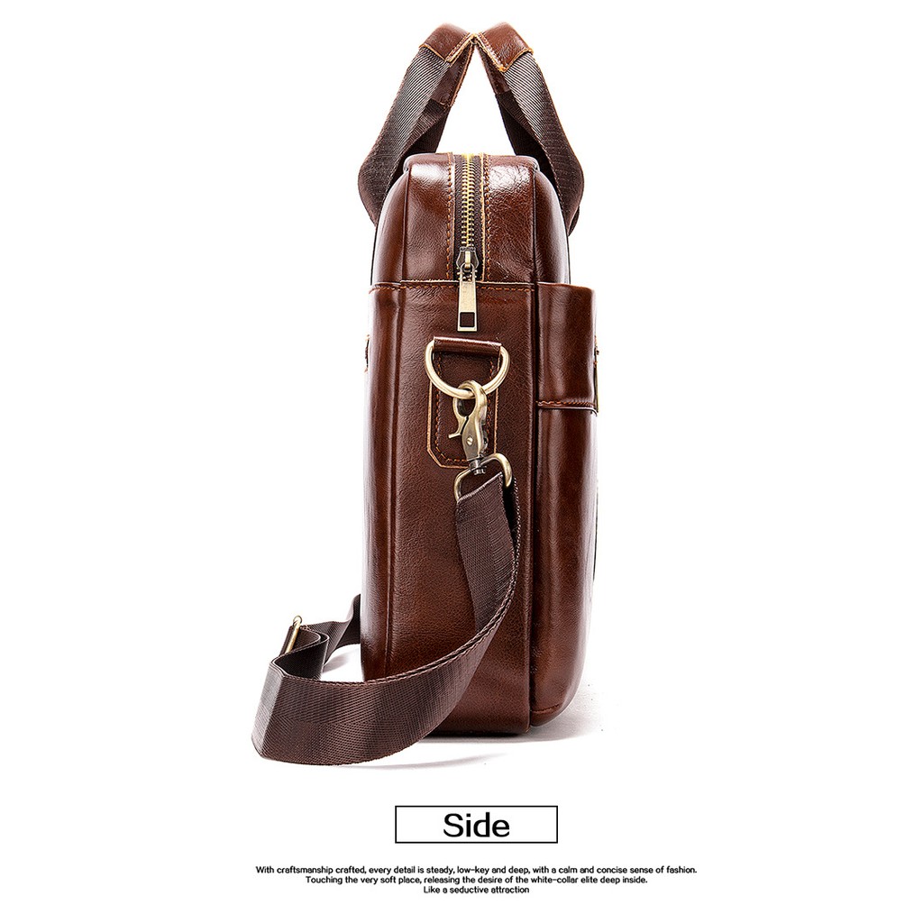 💞💞Cặp Xách Công Sở Da Bò T143 – Lịch Lãm , Lịch Thiệp – Dành Cho Phái Mạnh | BigBuy360 - bigbuy360.vn