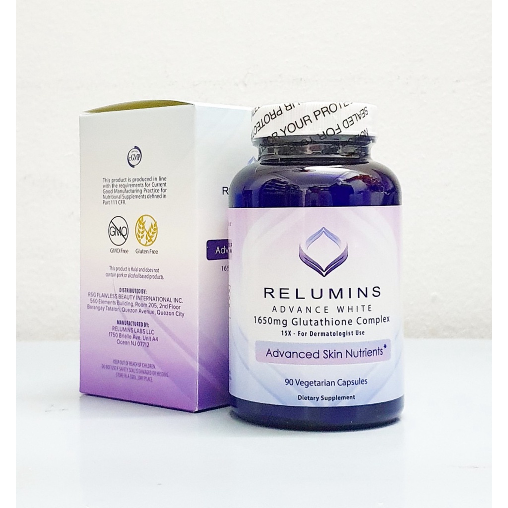 Viên Uống Trắng Da Relumins Advance White 1650 mg hộp 90 Viên của Mỹ