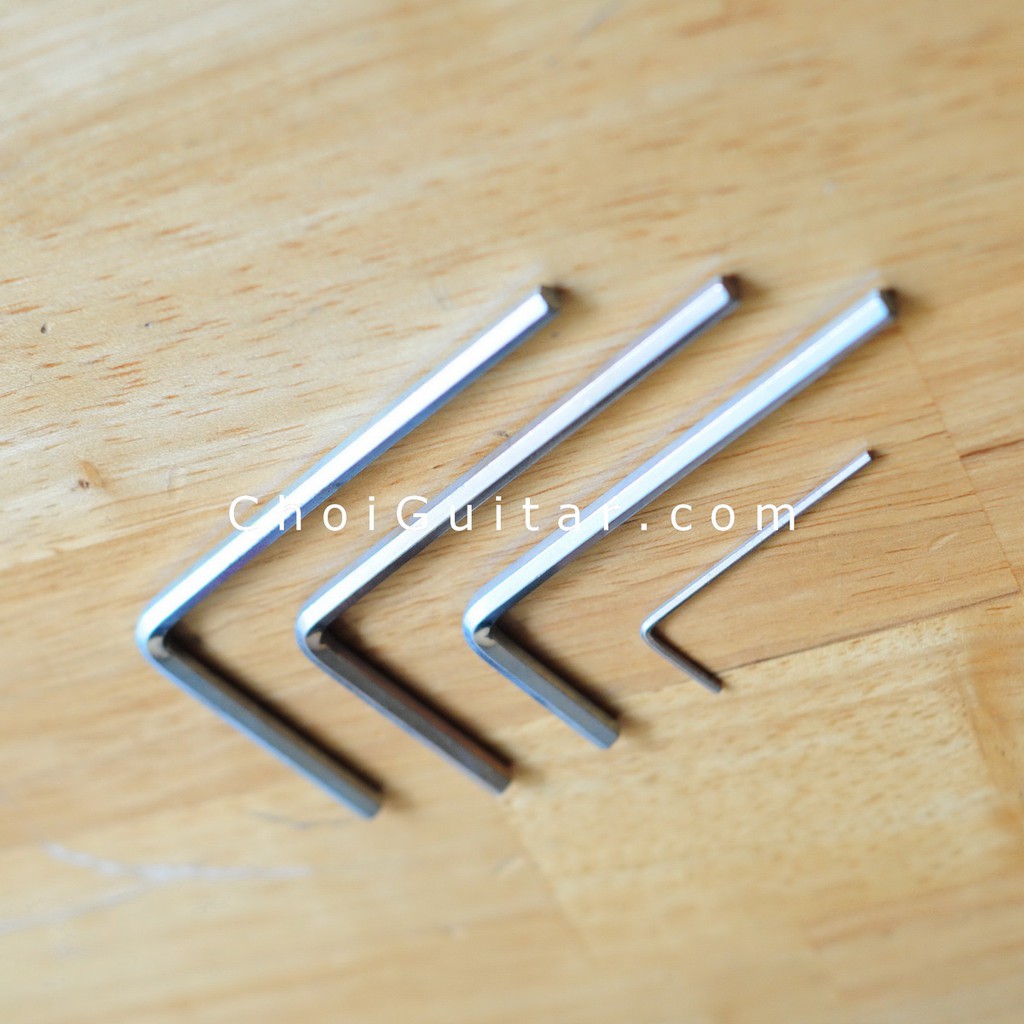 Lục giác chỉnh đàn guitar / Lục lăng / Size 4mm - 1.2mm / Sử dụng cho hầu hết Guitar/Bass