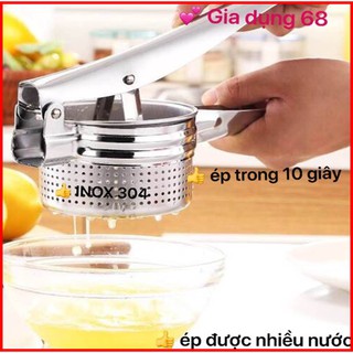 [GIAOHANGNHANH] Dụng cụ ép Hoa quả, nghiền khoai tây bằng tay 100% Kim loại chống gỉ cao cấp