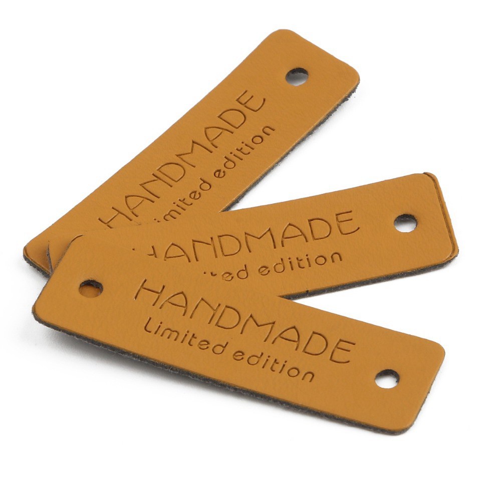 Set 12 / 24 Thẻ Đánh Dấu Trang Trí Quần Áo / Hành Lý Bằng Da Pu Nhiều Màu Sắc