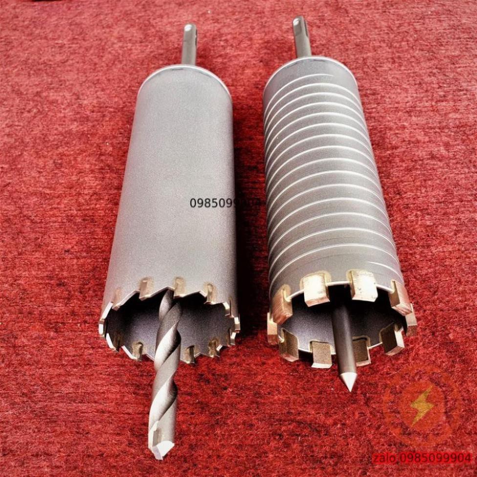 Mũi khoan rút lõi chuyên Bê Tông Tường Gạch Nhật UNIKA đuôi gài SDS phi 25 29 32 35 38 40 45 50 55 60 65 70 mm