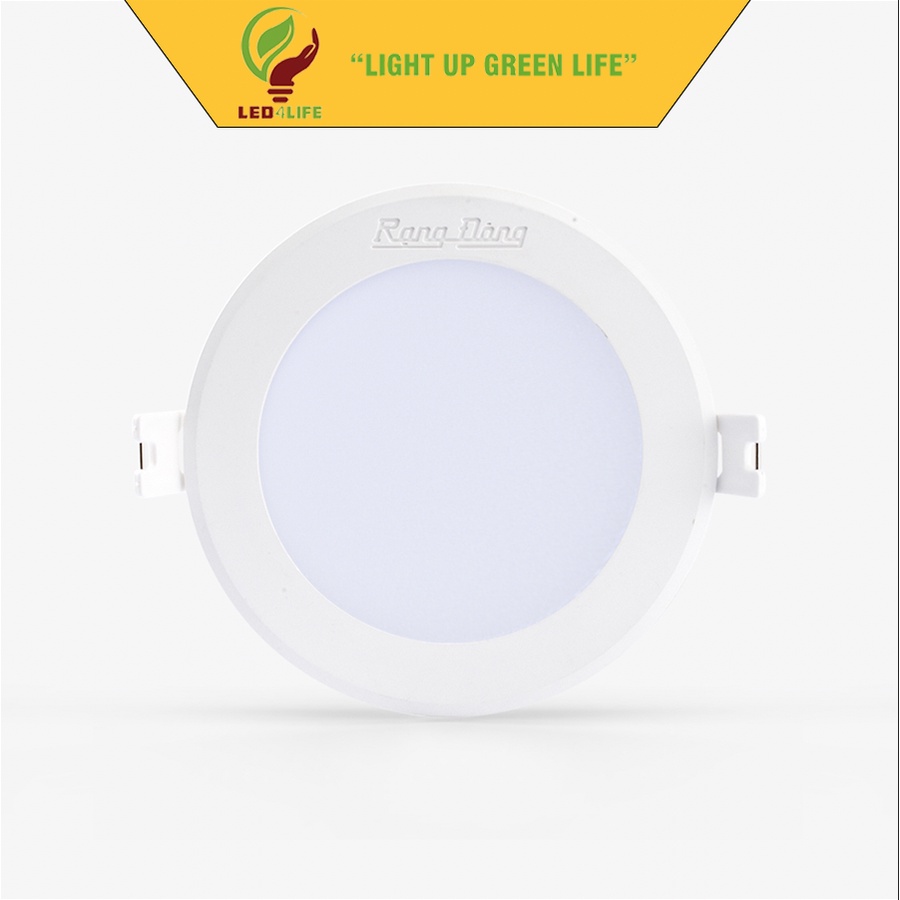Đèn LED âm trần downlight Rạng Đông AT04 khoét trần 90mm các loại công suất