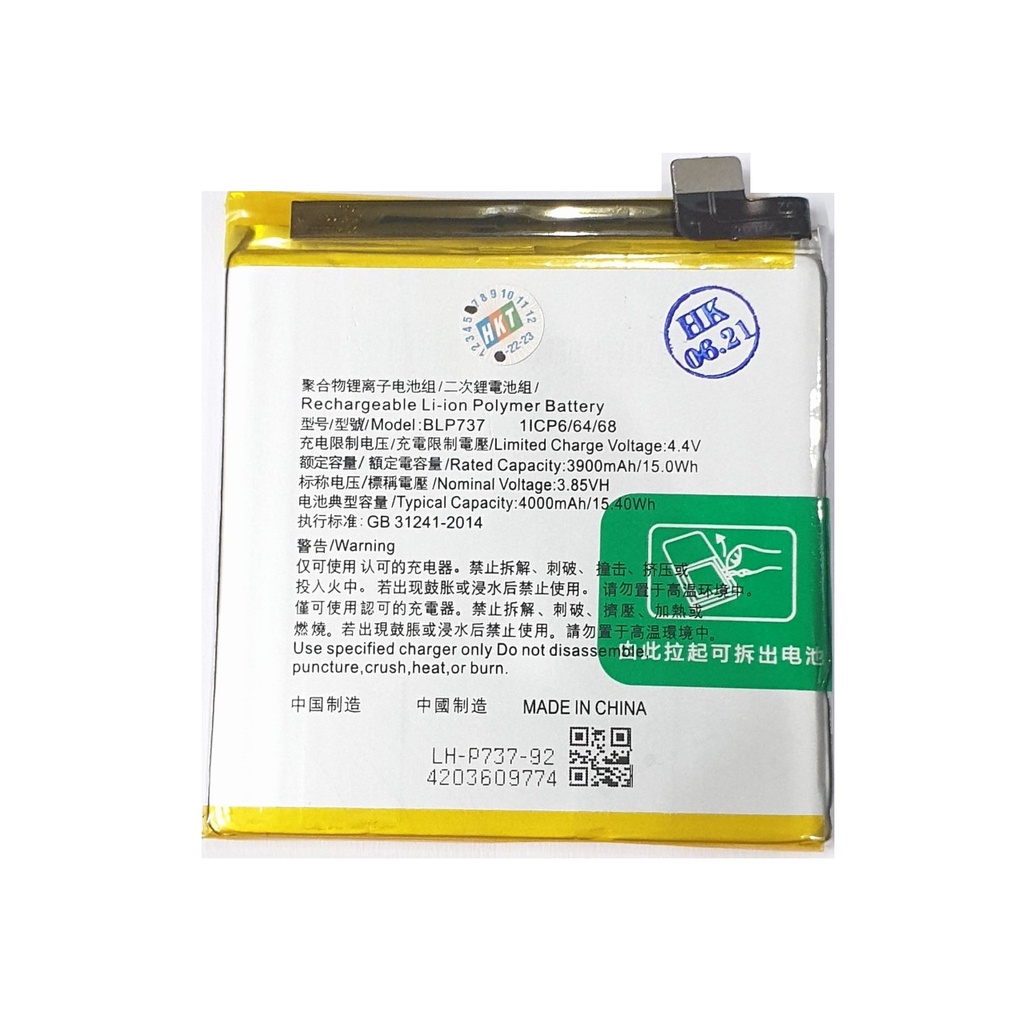 Pin Oppo Reno 2F / BLP737