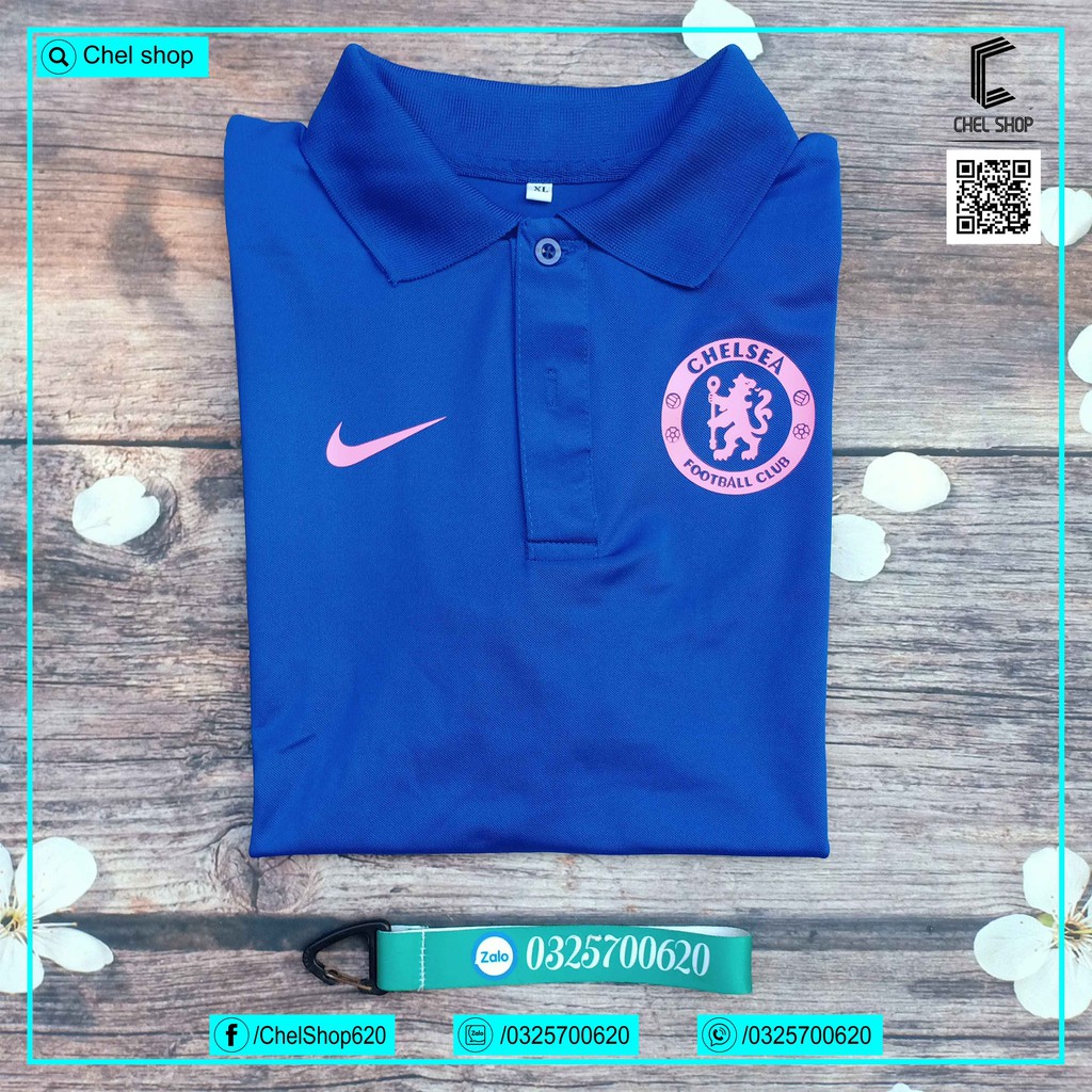 Áo polo cao cấp Chelsea mùa 2021/22 [XANH - ĐEN - TRẮNG] | BigBuy360 - bigbuy360.vn