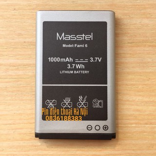 Pin Masstel Fami 6-Chính hãng-Dung lượng 1000 mAh-Bảo hành 6 tháng