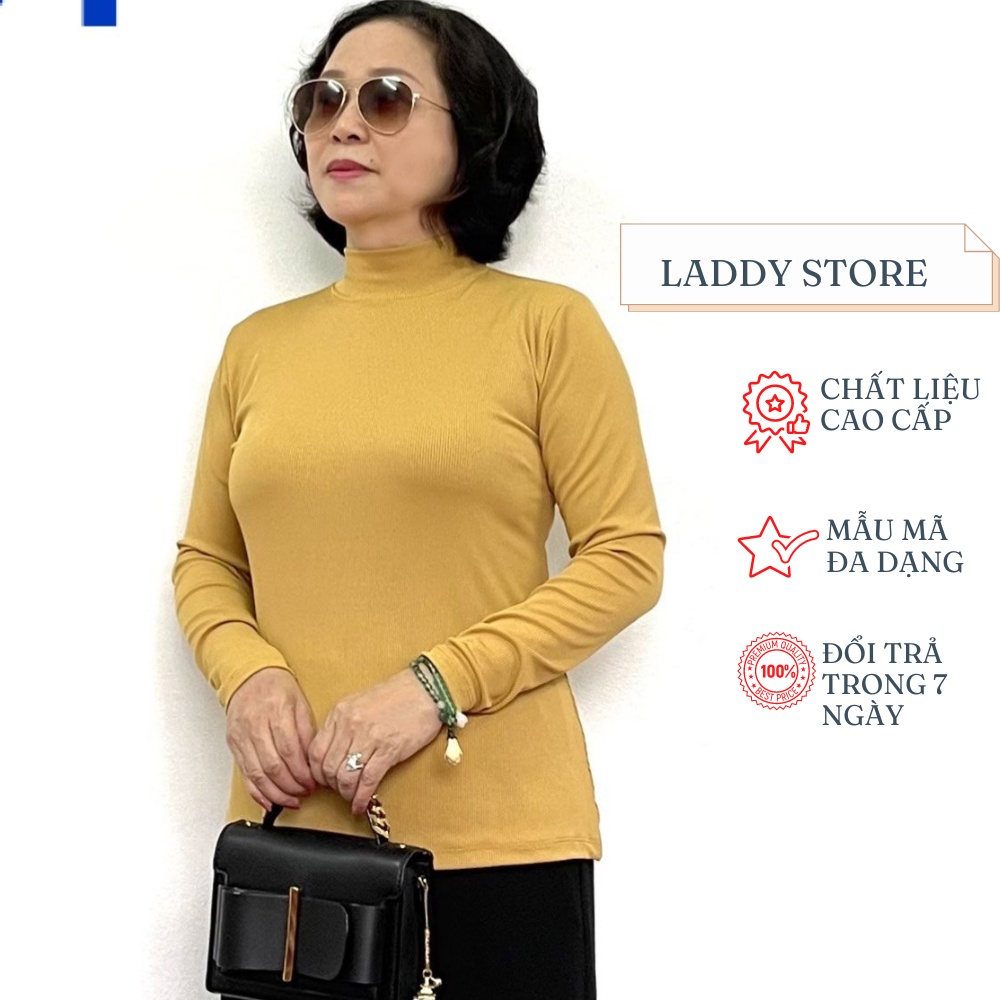 Áo Cotton Tằm Thu Đông Cho Người Trung Tuổi Đủ Size Từ 45kg tới 65kg - Laddy Store
