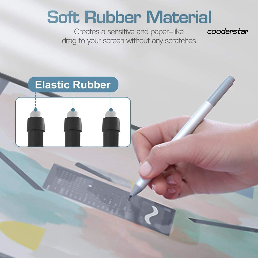 Set 3 Đầu Bút Thay Thế Cho Máy Tính Bảng Surface Pro4 / 5 / 6 / 7