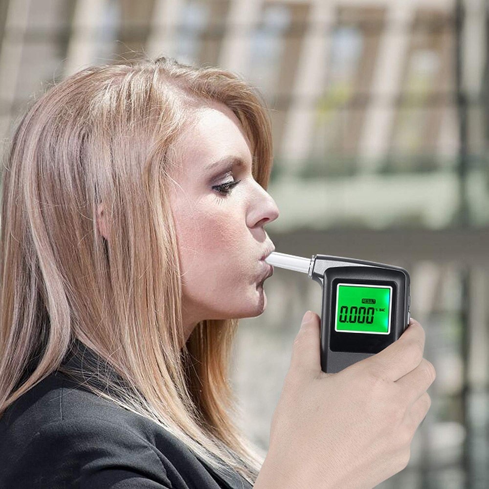 Máy đo nồng độ cồn trong hơi thở - kèm 5 ống thổi - Alcohol test