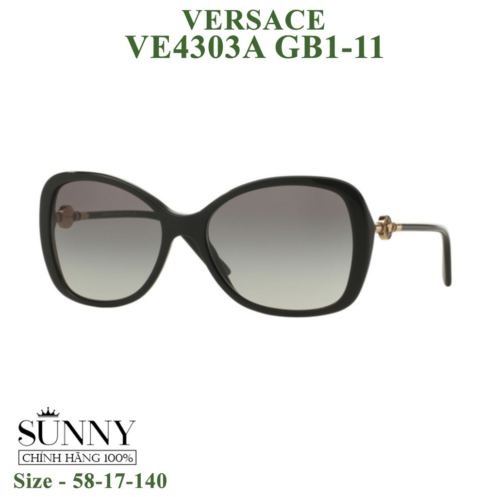 Kính mát chính hãng nam nữ Versace VE4303A màu sắc thời trang, thiết kế dễ đeo bảo vệ mắt