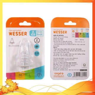 Wesser- núm vú cổ hẹp vỉ 2 cái siêu mền