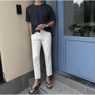 PANTS BASIC - quần tây nam ống ôm "CHUỘT TRẮNG" có big size