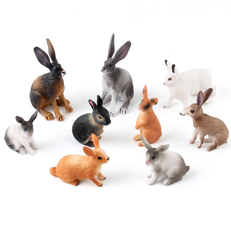 Manufacturers WholesaleSimulation of wild animal model rabbits solid