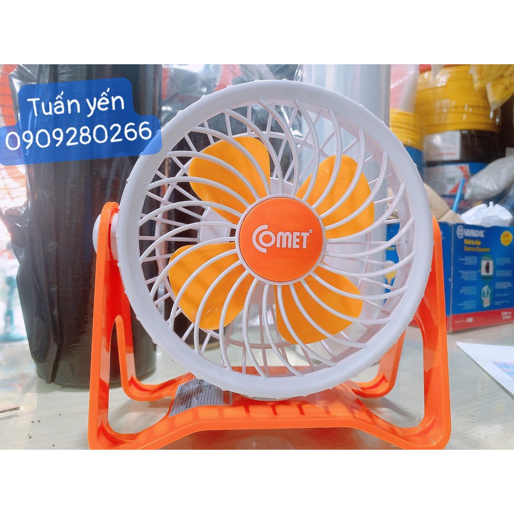 QUẠT SẠC ĐỂ BÀN COMET CRF0105 chính hãng bảo hành 6 tháng