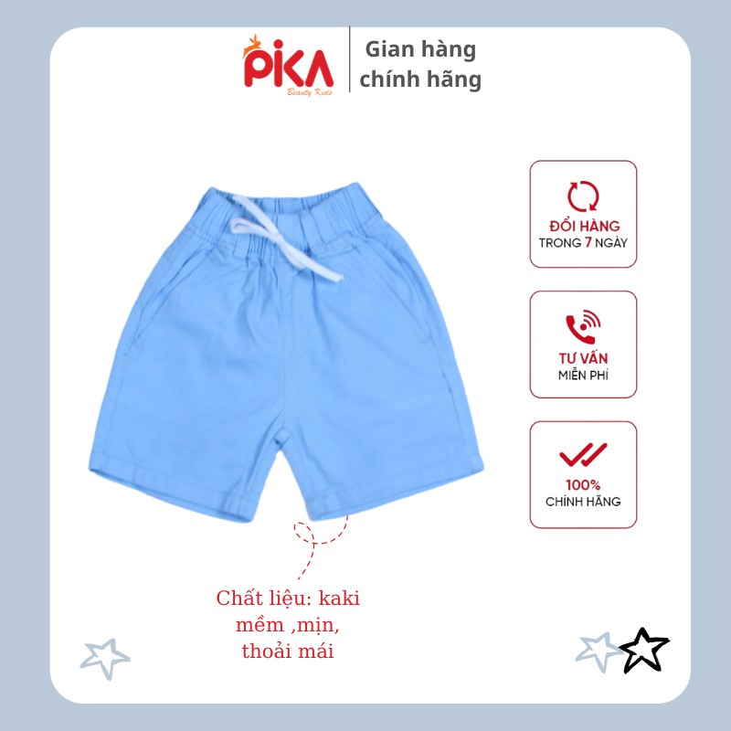 Quần kaki cho bé trai - PIKA KIDS chất liệu kaki mềm -Quần áo trẻ em từ 10-25kg