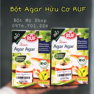Bột Agar hữu cơ ruf