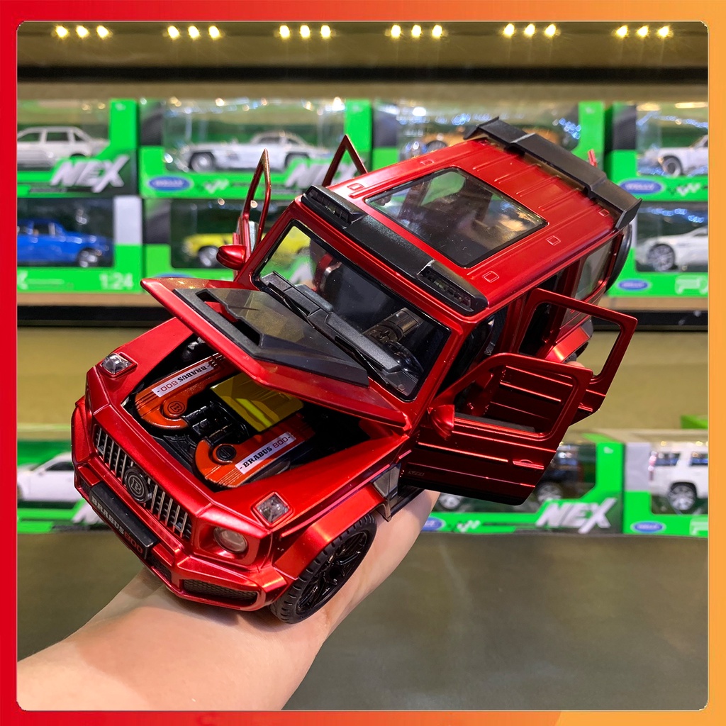 Xe mô hình Mercedes Benz G800 Brabus tỉ lệ 1:22 hãng Double Horses