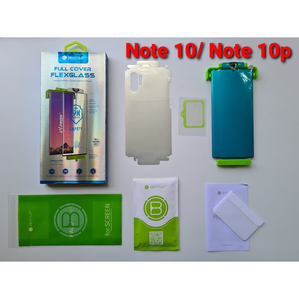 Bộ dán cường lực Nano BESTSUIT SAMSUNG Note20/ Note20 utral/ S20plus/ S20 utral/ note10 màn hình cong