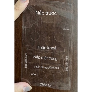 Miếng dán khoá túi xách Fur.la Metropolis / philip / Marcjacobs