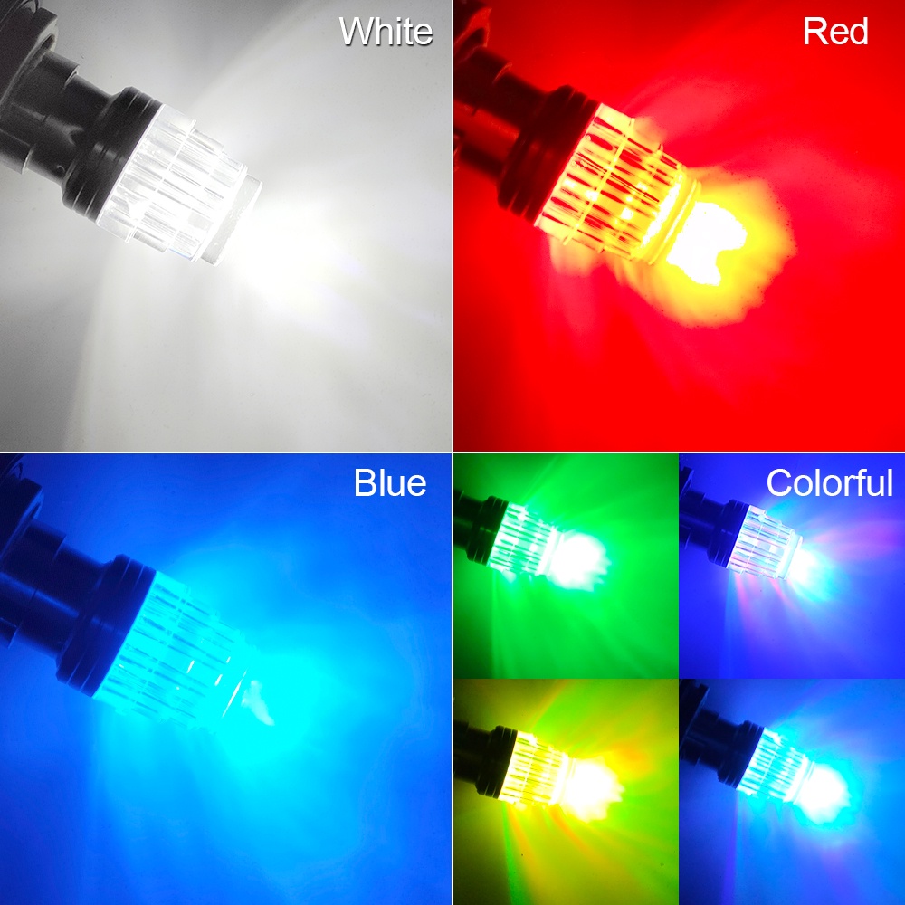 ✨Siêu Sáng✨ Đèn Phanh Xe 9 Bóng LED 1157 BAY15D 12V Nhấp Nháy