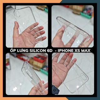 Ốp Lưng Iphone XS Max silicon 6d trong suốt với chất liệu tpu