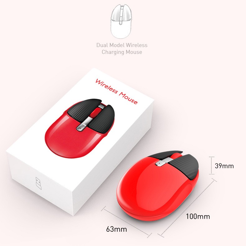 Chuột bluetooth M106 cao cấp, chế độ tĩnh khi làm việc, dòng sản phẩm cao cấp Bảo Hành 12 Tháng