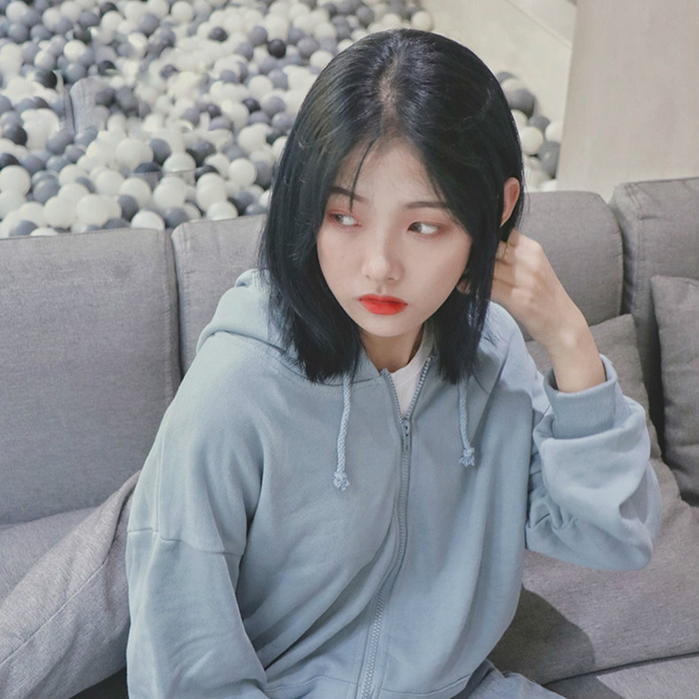 SUXI Áo Hoodie Tay Dài Màu Trơn Thời Trang Mùa Thu Cho Nữ